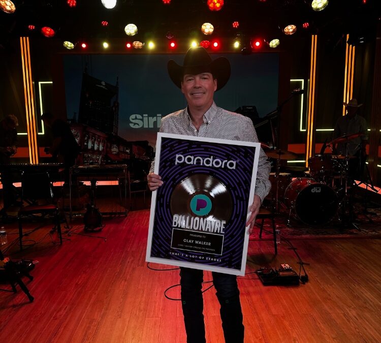 Country Star Clay Walker Recognized As Pandora Billionaire