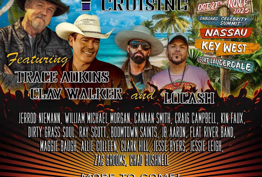 Country Cruising Cruise Adds Clay Walker To Lineup With Trace Adkins, LOCASH And More