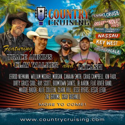 Country Cruising Cruise Adds Clay Walker To Lineup With Trace Adkins, LOCASH And More