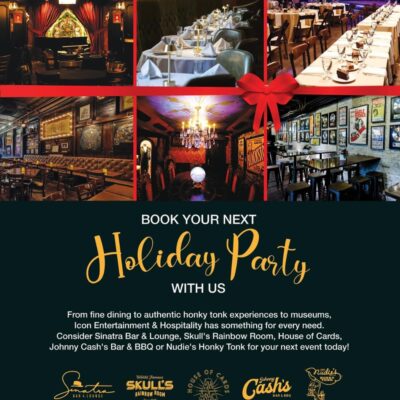 Book Your Holiday Party with Icon Entertainment & Hospitality!