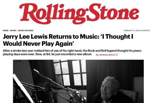 Jerry Lee Lewis Returns To Music: ‘I Thought I Would Never Play Again’