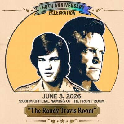 Randy Travis To Celebrate 40 Years Of Seminal Debut Storms Of Life On June 3, Where It All Began, The Nashville Palace