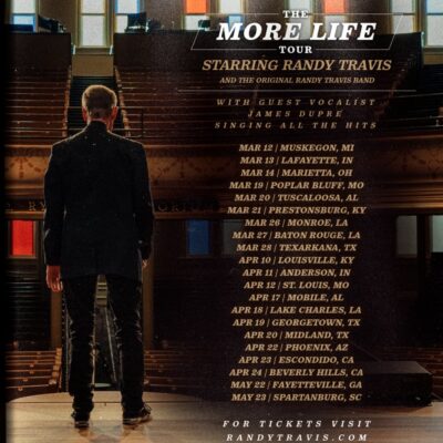 After An Incredibly Successful Year Of Touring, Randy Travis & Co. Extend His “More Life Tour” Into 2026