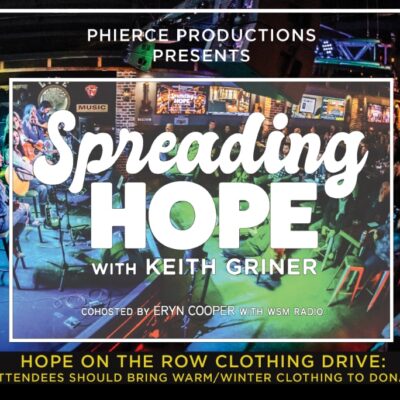 Spreading Hope With Keith Griner – A Benefit Concert Series on Dec. 20 at Live Oak