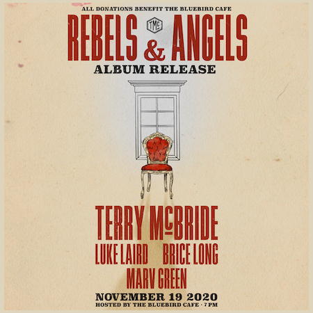 Terry McBride To Celebrate Release Of Rebels & Angels With A Show Live From The Bluebird Cafe