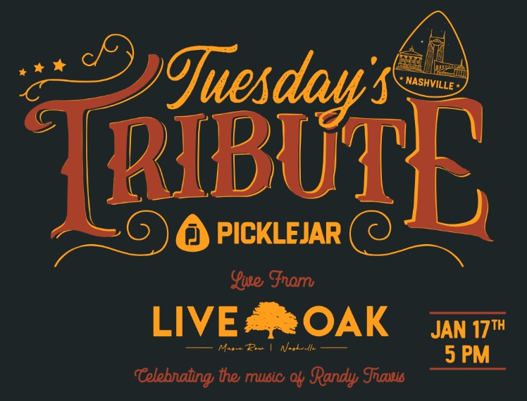 You’re Invited: Randy Travis Tribute Presented By PickleJar on Jan. 17 at Live Oak!