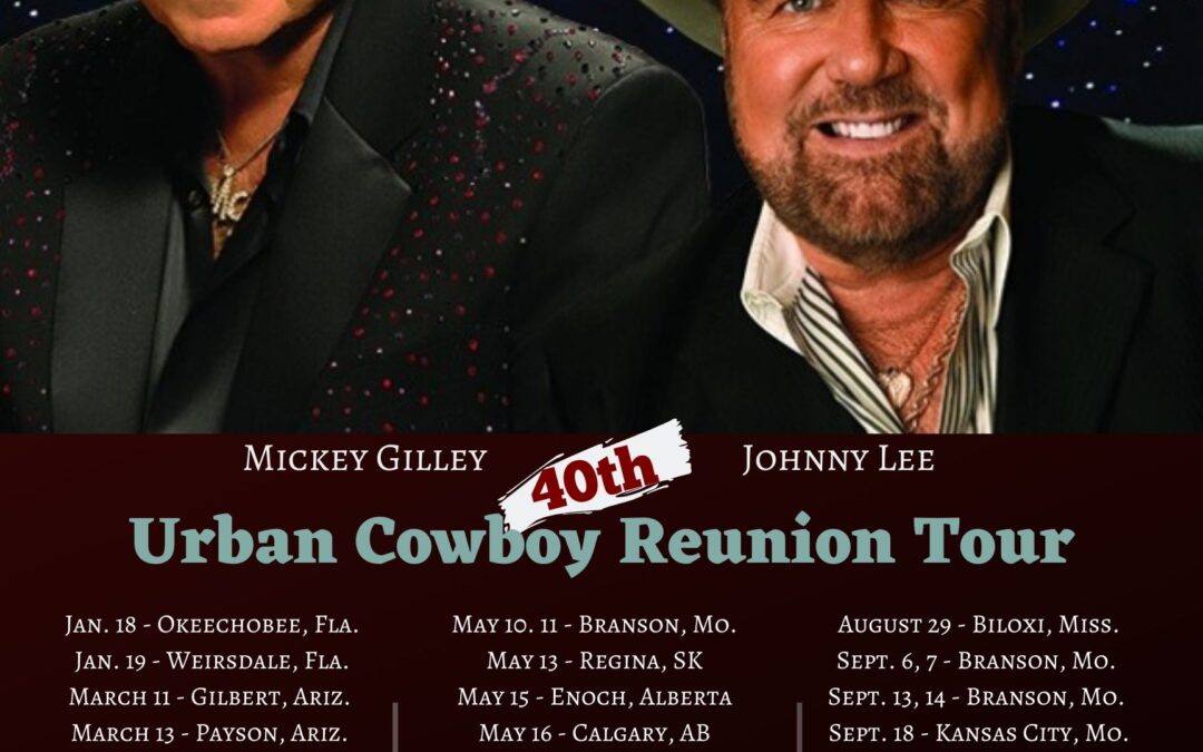 Mickey Gilley And Johnny Lee Announce The “Urban Cowboy Reunion Tour”