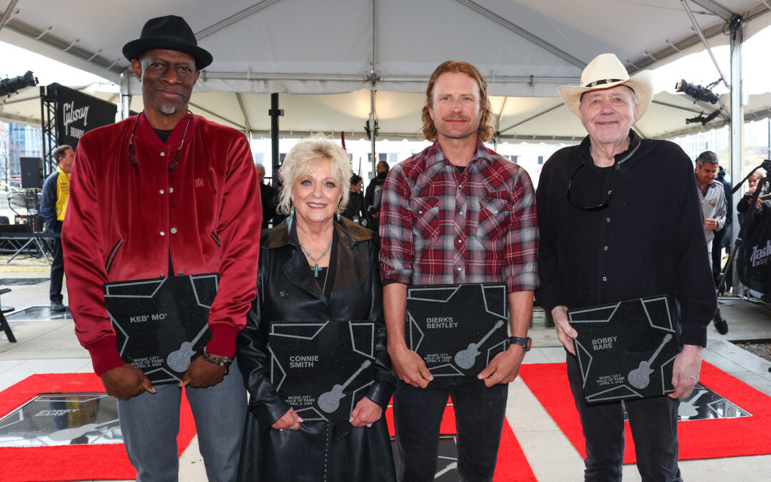 Bobby Bare, Dierks Bentley, Keb’ Mo’ and Connie Smith Inducted into the Music City Walk of Fame