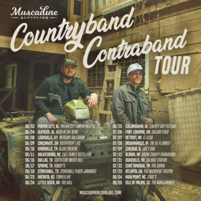 Muscadine Bloodline Announce Country Band Contraband Tour to Kick Off Summer ’22